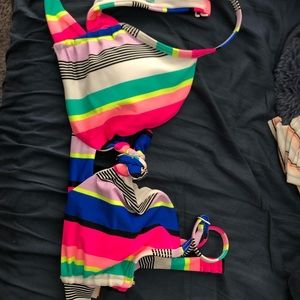 NEVER WORN!! Colorful bikini top